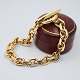 Bræmer Jensen; Bracelet of 14k gold, w. 7,5 mm Bræmer Jensen; Bracelet of 14k gold, w. 7,5 mm